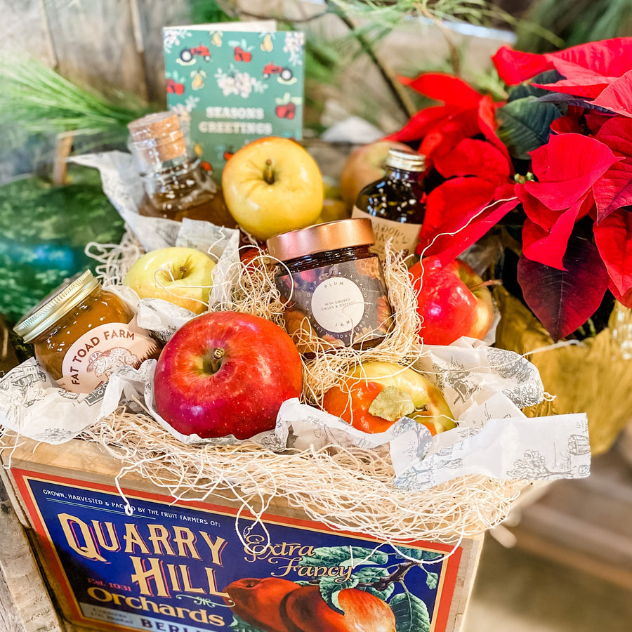 Quarry Apple Gift Crate with Local Provisions